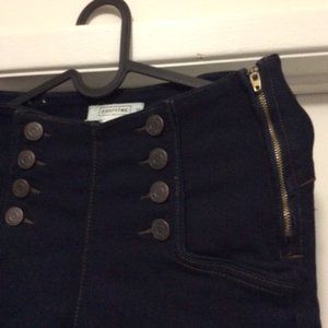 navy highwaisted jeans